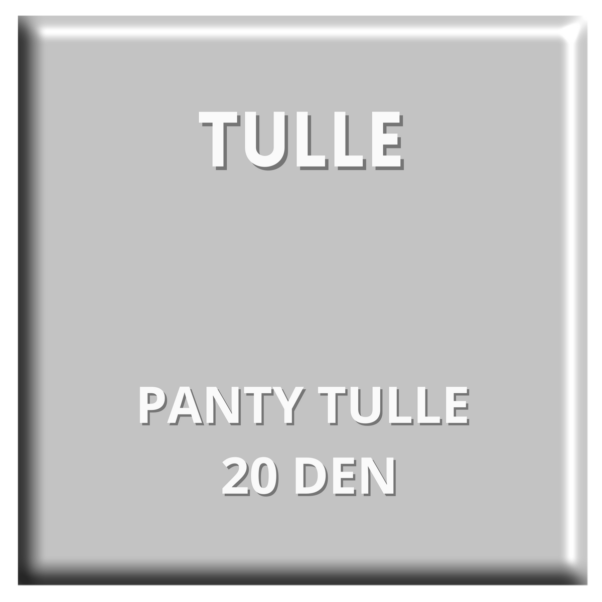 HYD TULLE Con Costura Posterior