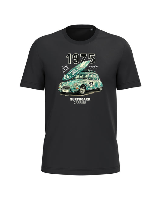 AMARA-A BA32 SURFBOARD - T Shirt Unisex AMARA’A 2CV - BLACK