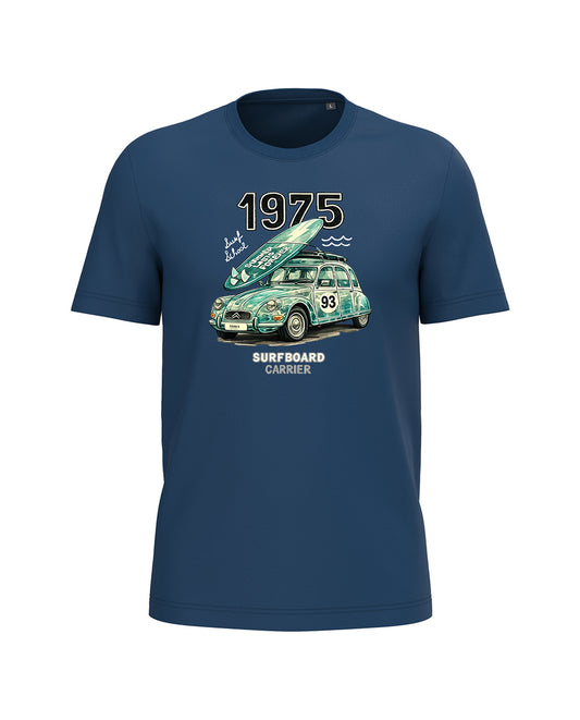 AMARA-A BA32 SURFBOARD - T Shirt Unisex AMARA’A 2CV - TRUE INDIGO