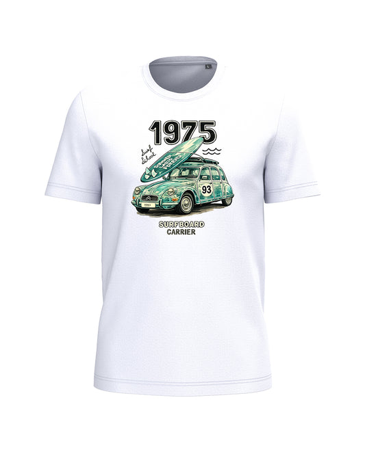 AMARA-A BA32 SURFBOARD - T Shirt Unisex AMARA’A 2CV - WHITE