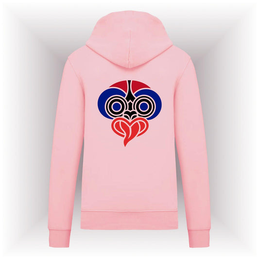AMARA-A AM05 Sudadera capucha MAORI LILA - PALE PINK