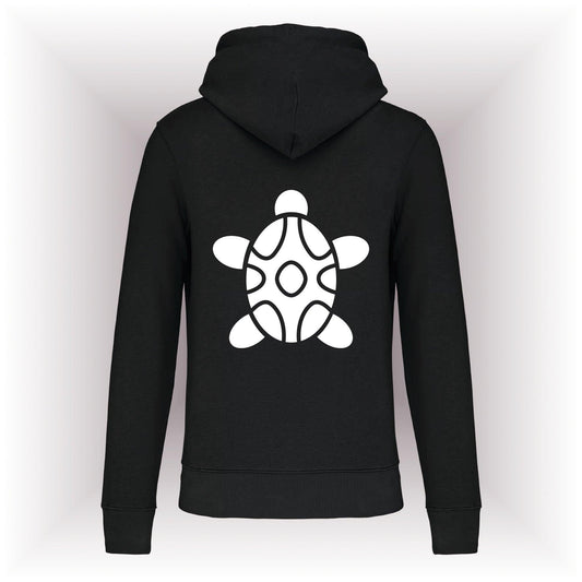 AMARA-A AM10 Sudadera capucha TORTUGA WHITE - BLACK