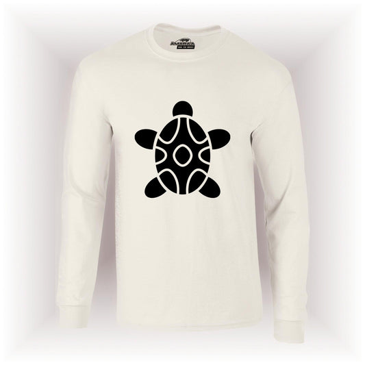 AMARA-A AM15 CAMISETA UNISEX MANGA LARGA TORTUGA BLACK - OFFWHITE