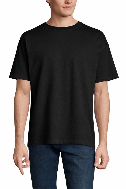 AMARA-A BA16 - Tshirt Pure man oversize - BLACK