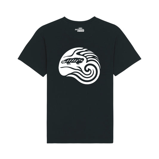 BS13 - T Shirt Ola Grande Back - WHITE - BLACK