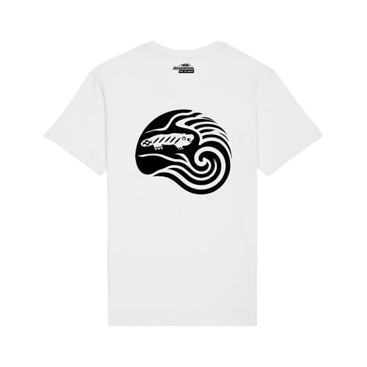 BS13 - T Shirt Ola Grande Back - BLACK WHITE