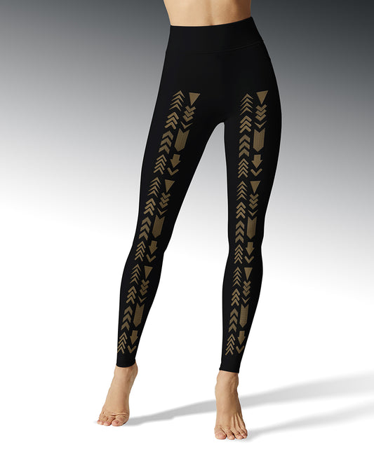 HYD Legging CITY BRONZE TRANSFER Black