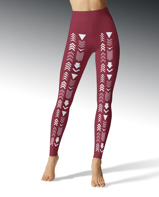 HYD Legging CITY WHITE TRANSFER Viva Magenta