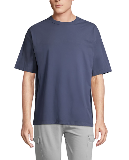 AMARA-A BA16 - Tshirt Pure man oversize - DENIM
