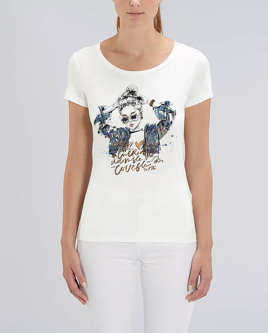 HYD T-shirt TSF Free L White