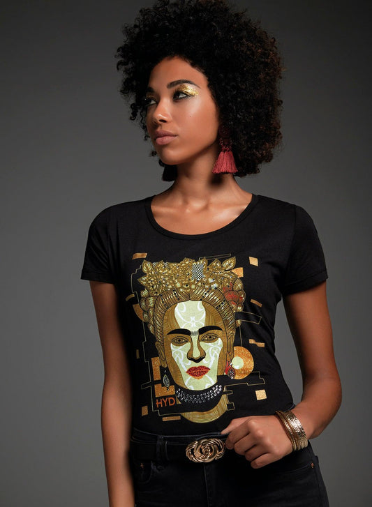 T-shirt Free-da Limited Black - BEST LUXURY STYLE AND ITALIAN CULTURE