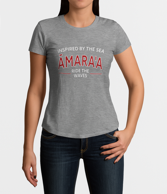 AMARA-A AW28 - T Shirt Woman SEA - GREY