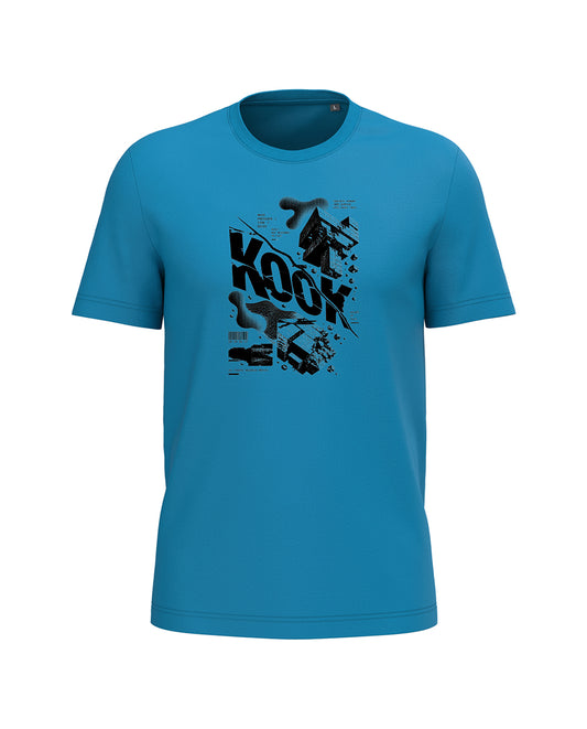 AMARA-A BA35 BRUTALIST - T Shirt Unisex AMARA’A KOOK - TROPICAL BLUE