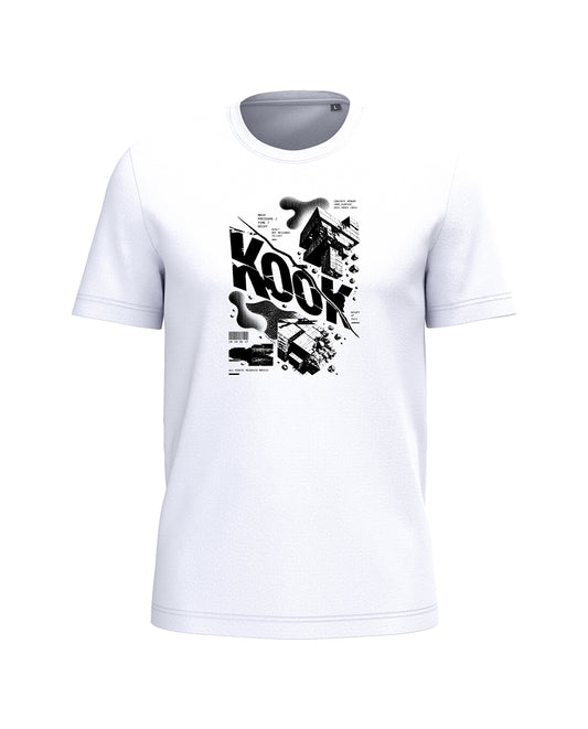 AMARA-A BA35 BRUTALIST - T Shirt Unisex AMARA’A KOOK - WHITE