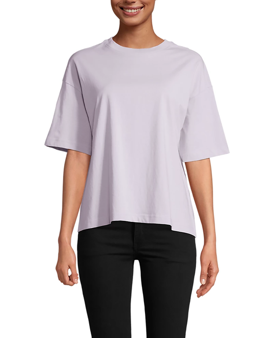 AMARA-A BA17 - Tshirt Pure woman oversize - LILA