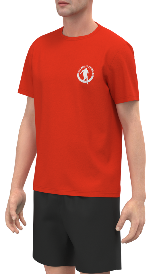 BIKKEMBERGS BKK3MTS02 CREW NECK T-SHIRT - ORANGE.COM