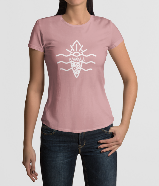 AMARA-A AW24 - T Shirt Woman RITUAL - PINK