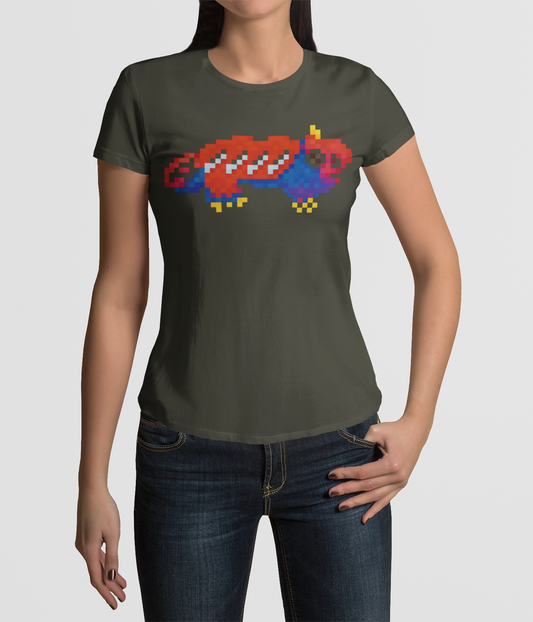 AMARA-A AW30 - T Shirt Woman PIXEL - KAKI
