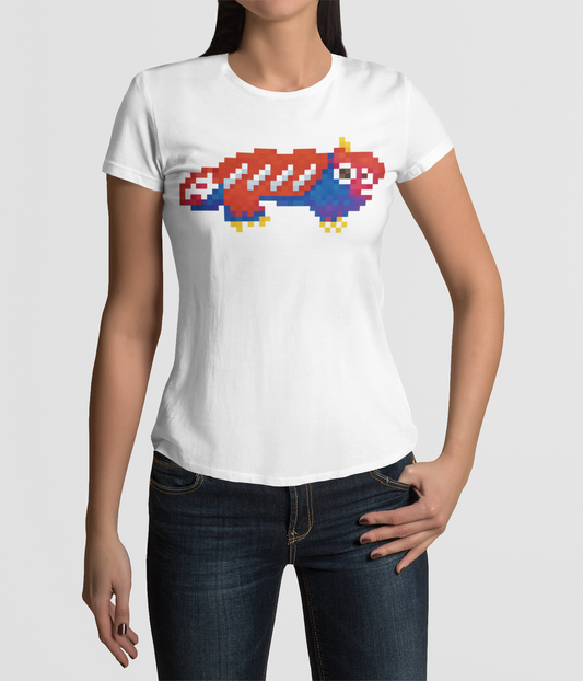 AMARA-A AW30 - T Shirt Woman PIXEL - WHITE