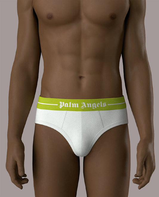 PALM ANGELS - WHITE BOX PLA1UMWSP02BI BRIEFS BIPACK - PACK 2 U - WHITE