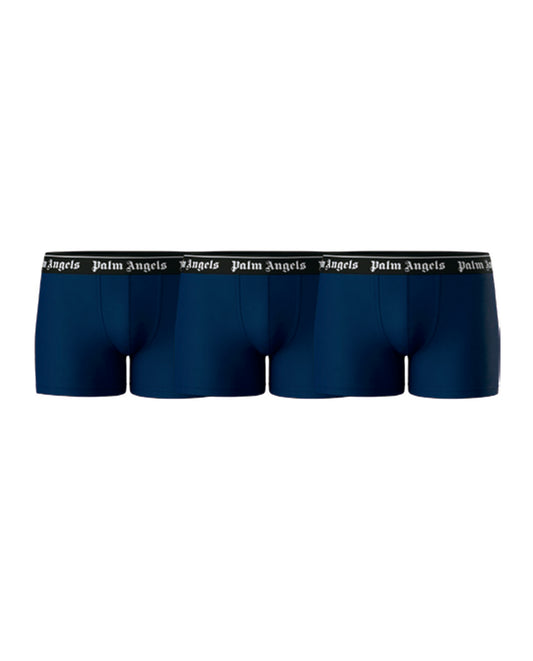 PALM ANGELS - WHITE BOX PLA1UMWTR04TR TRUNK TRIPACK - PACK 3 U - NAVY