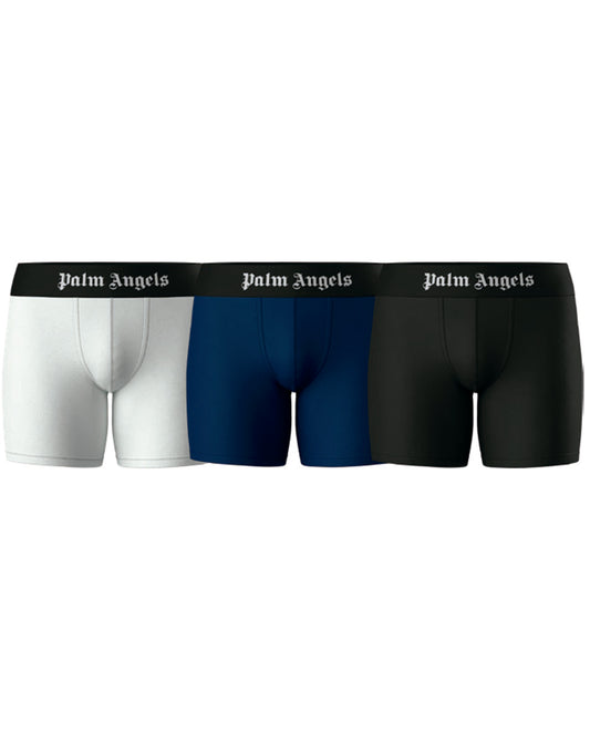 PALM ANGELS - BLACK BOX PLA1UMBLT01TR LONG TRUNK TRIPACK - PACK 3 U - MIX (White-Navy-Black)