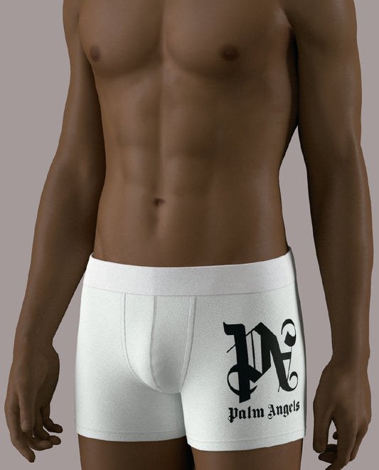 PALM ANGELS - BLACK BOX PLA1UMBTR07BI TRUNK BIPACK - PACK 2 U - WHITE