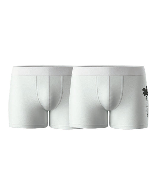 PALM ANGELS - BLACK BOX PLA1UMBTR09BI TRUNK BIPACK - PACK 2 U - WHITE