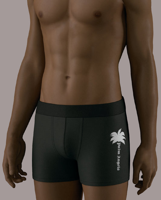 PALM ANGELS - BLACK BOX PLA1UMBTR09BI TRUNK BIPACK - PACK 2 U - BLACK