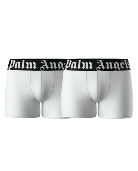 PALM ANGELS - BLACK BOX PLA1UMBTR11BI TRUNK BIPACK - PACK 2 U - WHITE