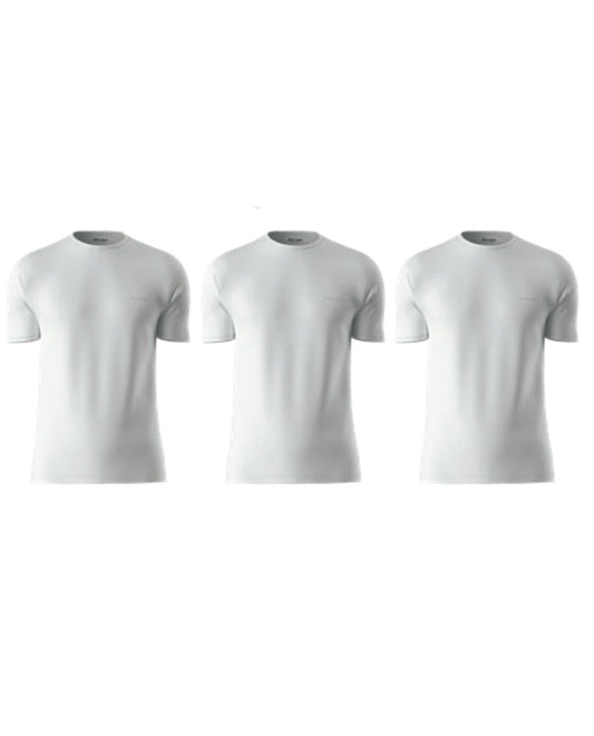 PALM ANGELS - WHITE BOX PLA1UMWTS04TR T-SHIRT TRIPACK - PACK 3 U - WHITE