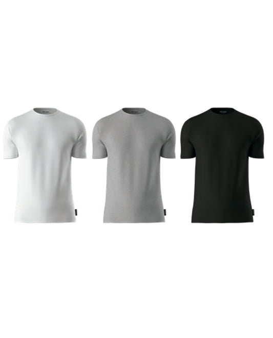 PALM ANGELS - WHITE BOX PLA1UMWTS09TR T-SHIRT TRIPACK - PACK 3 U - MIX (White-Grey-Black)