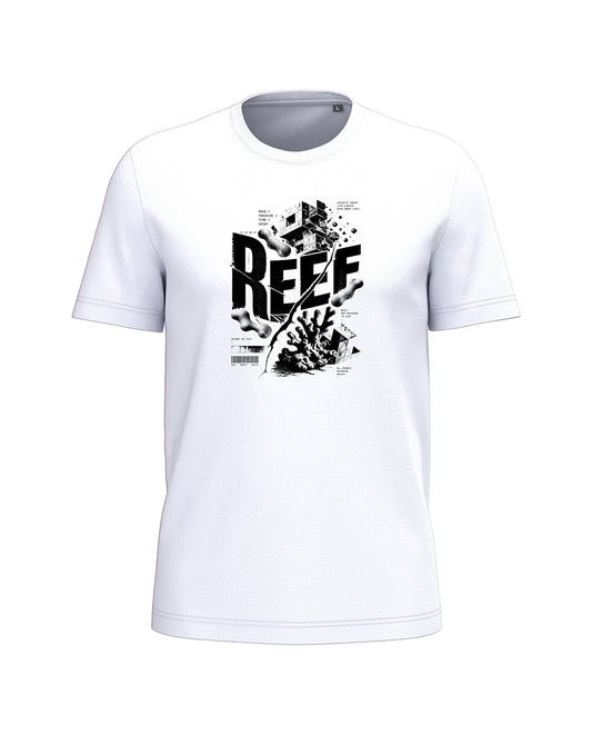 AMARA-A BA34 BRUTALIST - T Shirt Unisex AMARA’A REEF - WHITE