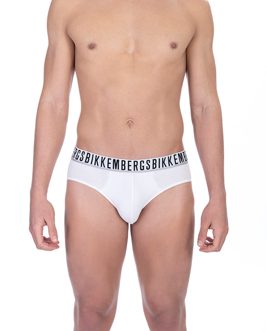 BIKKEMBERGS BKK1USP01BI-BRIEFS BIPACK - PACK 2 U - WHITE