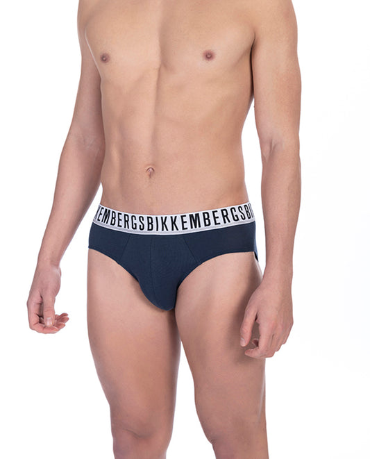 BIKKEMBERGS BKK1USP01BI-BRIEFS BIPACK - PACK 2 U - NAVY