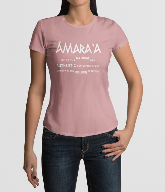 AMARA-A AW29 - T Shirt Woman STYLE - PINK