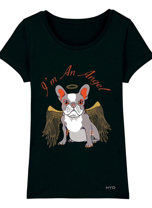 T-shirt TSF French Bulldog Limited - Black - BEST LUXURY STYLE AND ITALIAN CULTURE