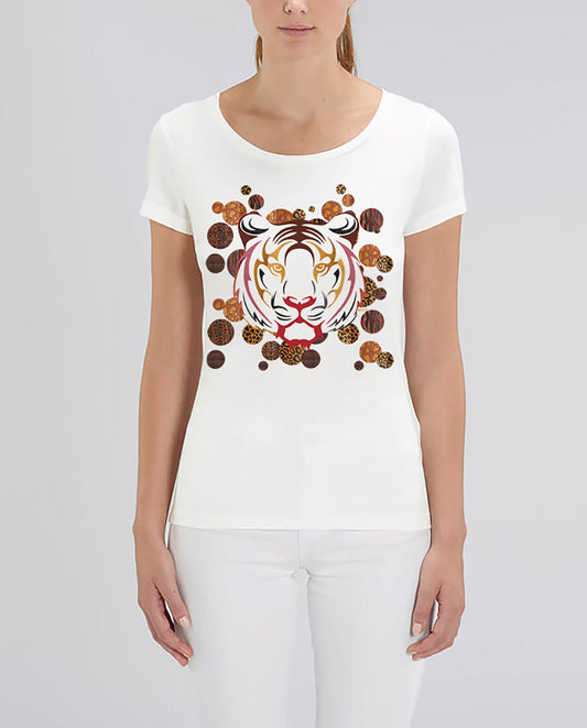HYD T-shirt TSF Tiger L White