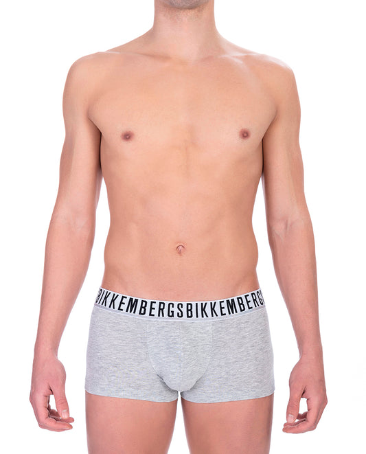 BIKKEMBERGS BKK1UTR01BI-TRUNK BIPACK - PACK 2 U - GREY