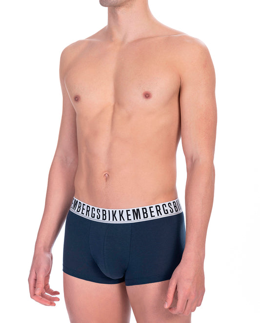 BIKKEMBERGS BKK1UTR01BI-TRUNK BIPACK - PACK 2 U - NAVY