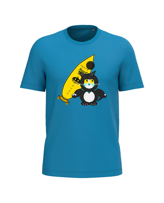 AMARA-A BA25 TOKIO - T Shirt Unisex AMARA’A MIDNIGHT - TROPICAL BLUE