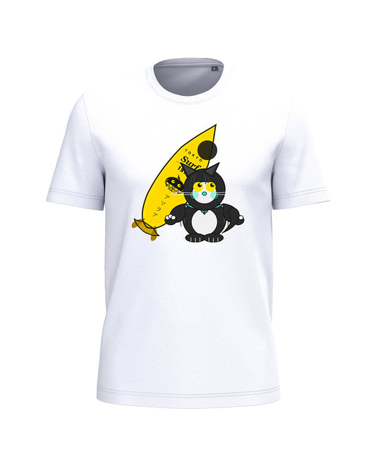 AMARA-A BA25 TOKIO - T Shirt Unisex AMARA’A MIDNIGHT - WHITE