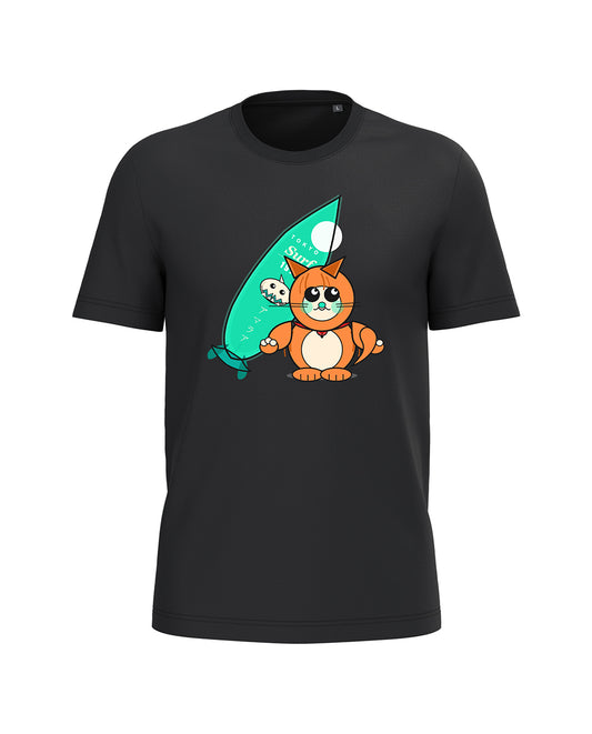 AMARA-A BA27 TOKIO - T Shirt Unisex AMARA’A SUNSET - BLACK