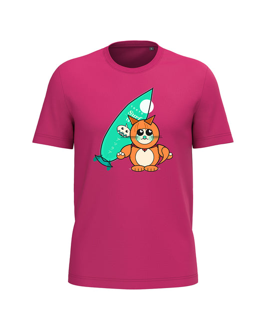 AMARA-A BA27 TOKIO - T Shirt Unisex AMARA’A SUNSET - FUCSIA