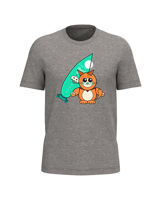 AMARA-A BA27 TOKIO - T Shirt Unisex AMARA’A SUNSET - HEATHER GREY