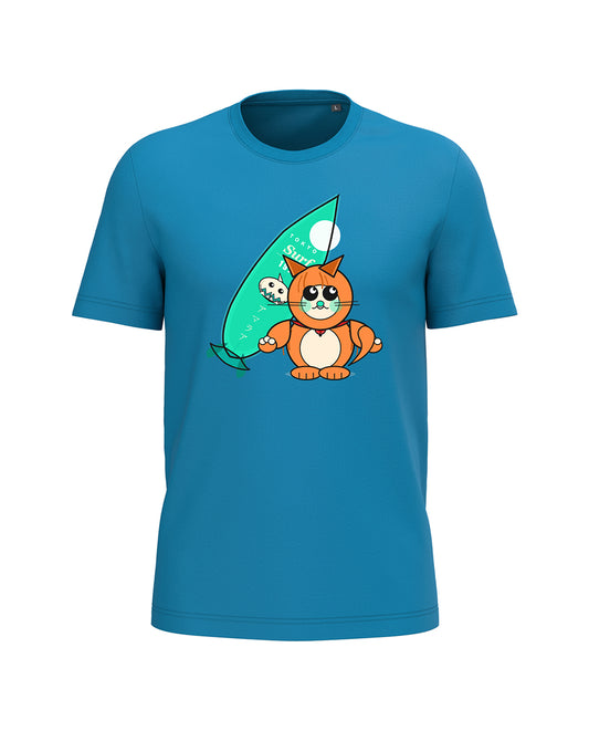 AMARA-A BA27 TOKIO - T Shirt Unisex AMARA’A SUNSET - TROPICAL BLUE