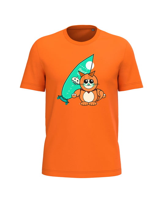 AMARA-A BA27 TOKIO - T Shirt Unisex AMARA’A SUNSET - ORANGE