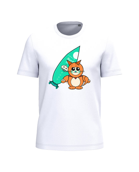 AMARA-A BA27 TOKIO - T Shirt Unisex AMARA’A SUNSET - WHITE