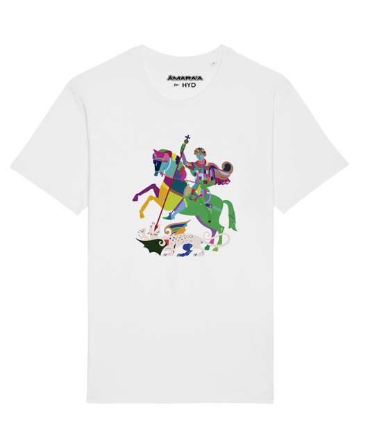 BA01 - AJOLOTE ADVENTURE T-Shirt TROPICAL - BLACK