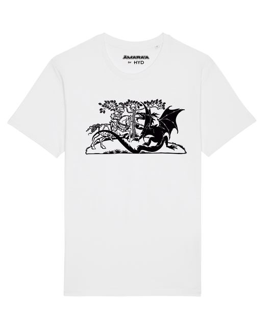 BA01 - AJOLOTE ADVENTURE T-Shirt TROPICAL - BLACK